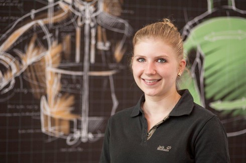 Wir bei Jack Wolfskin: Anna