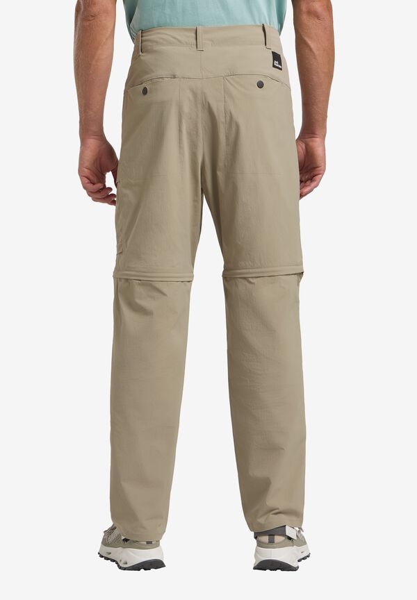 WAGAMI ZIP OFF PANTS M stone 54 Zip-Off Hose mit Sonnenschutz