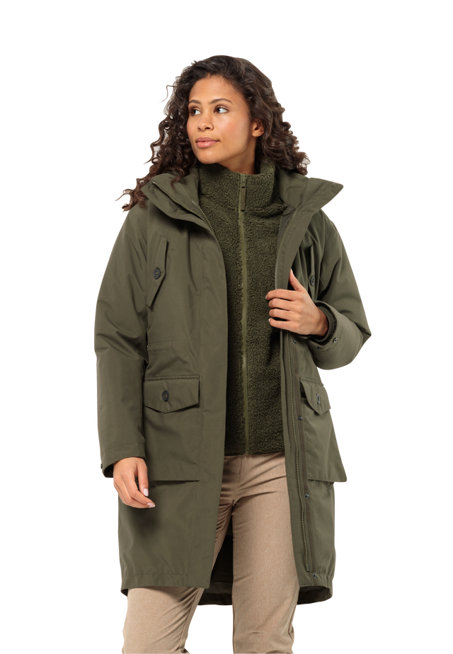 Jack wolfskin naha 3in1 parka w store