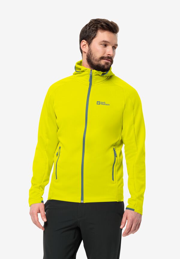 ALPGRAT HOODED FZ M Firefly S Fleecejacke Herren Fleecejacke