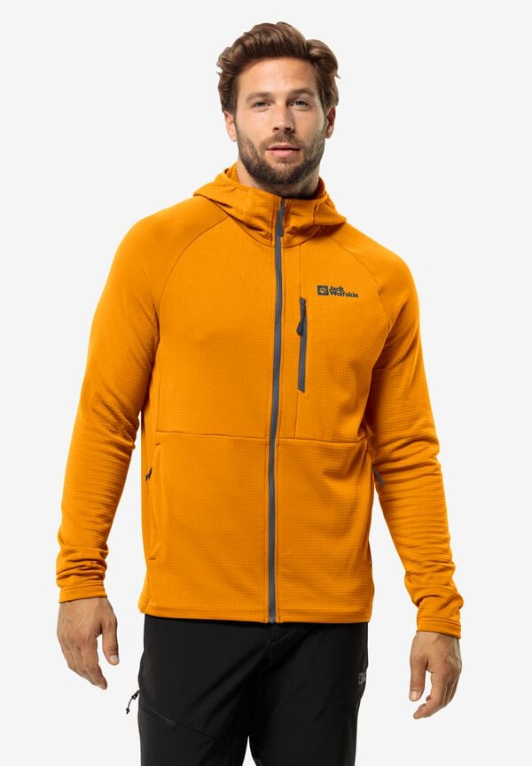 KOLBENBERG HOODED FZ M safflower M Fleecejacke Herren