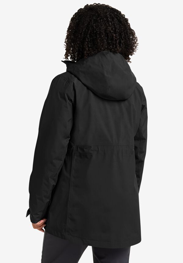 ICECAPE 3IN1 DOWN JKT W RDS black L Wasserdichte 3-in-1 Jacke