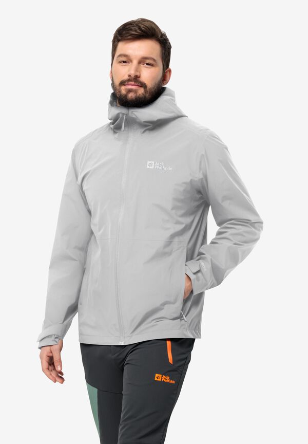 ROBURY 2L JKT M Cool Grey XL Regenjacke Herren Regenjacke