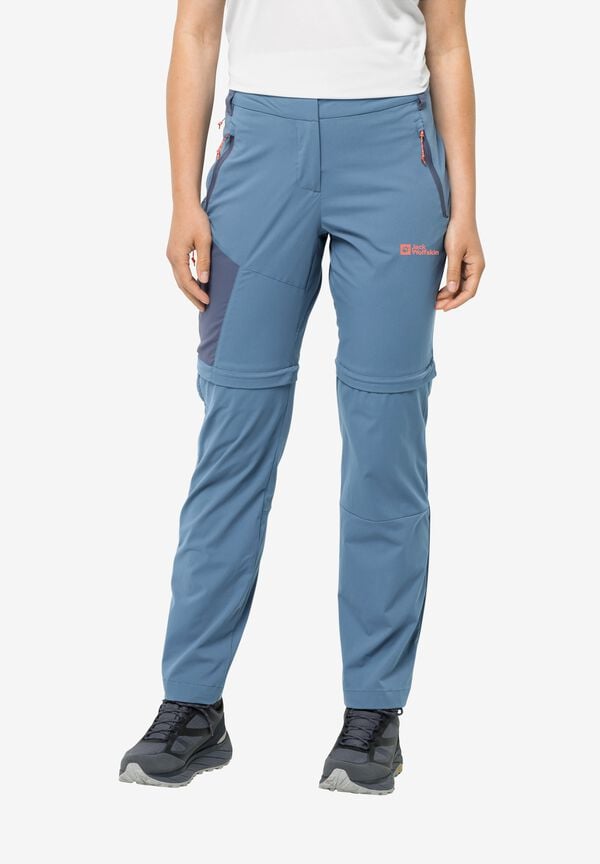 GLASTAL ZIP AWAY PANTS W Elemental Blue 46 Softshell