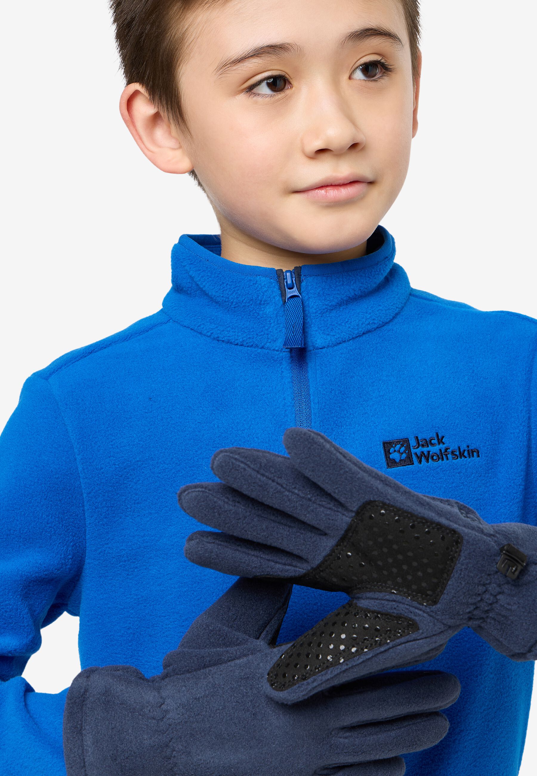 FLEECE GLOVE K night blue 116 Fleece-Handschuhe Kinder Fleece